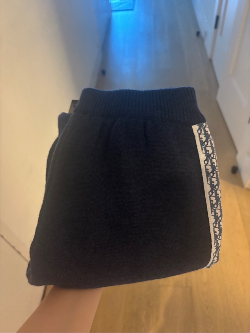 NWT! Dior Navy Kids Joggers with Logo Side Trim! Size 12! Gorgeous!